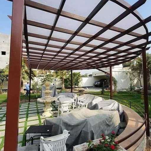 اسعار ومواصفات البرجولات | تركيب جميع أنواع البرجولات بالشكلها المختلفة