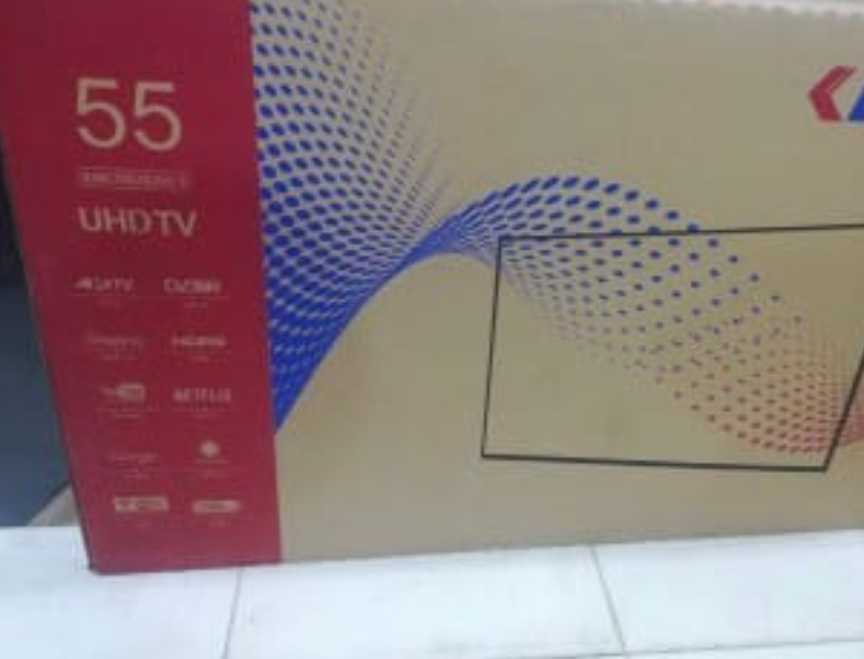 شاشه سمارت خمسه وخمسين بوصه جديده