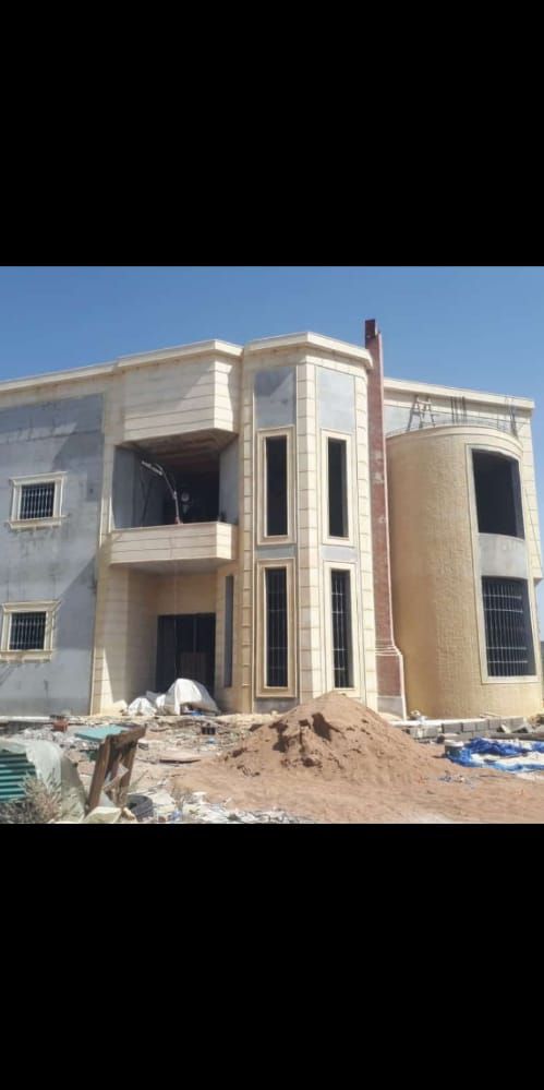 معلم ديكورات خارجيه اسمنت الرياض وبطح الرياض تصميم الحجر الطبيعي