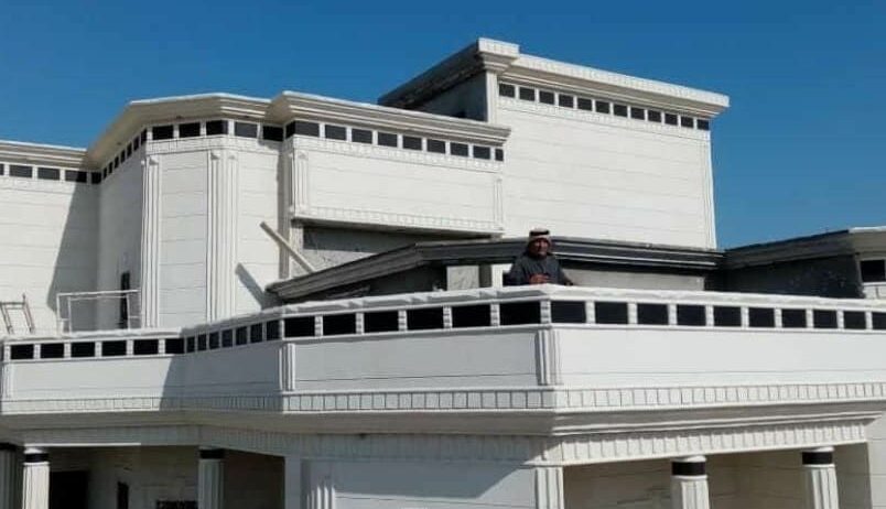 معلم ديكورات خارجيه اسمنت الرياض وبطح الرياض تصميم الحجر الطبيعي