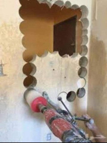 قص خرسانة وفتحه كور وفتح ابواب وفتح شبابك وفتح وتكسير خرسانه