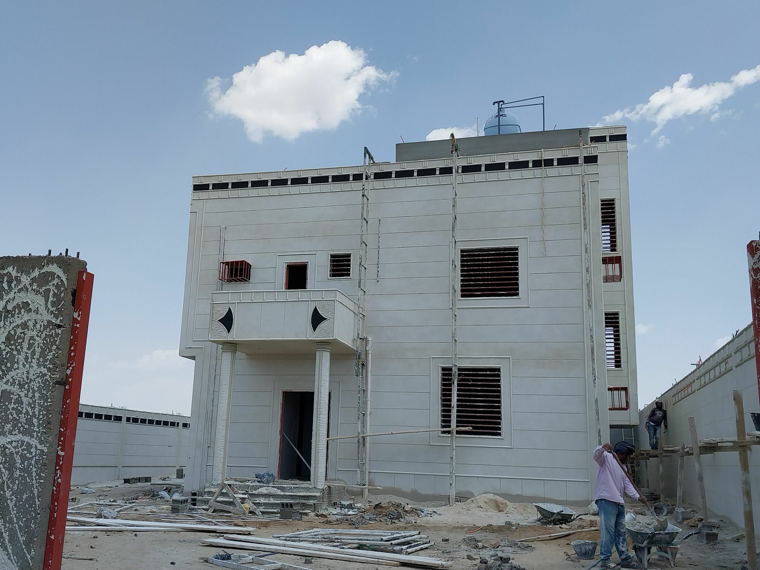 معلم ديكورات خرجيه نفس الحجر ارياض وبطحارياض شمل المواد