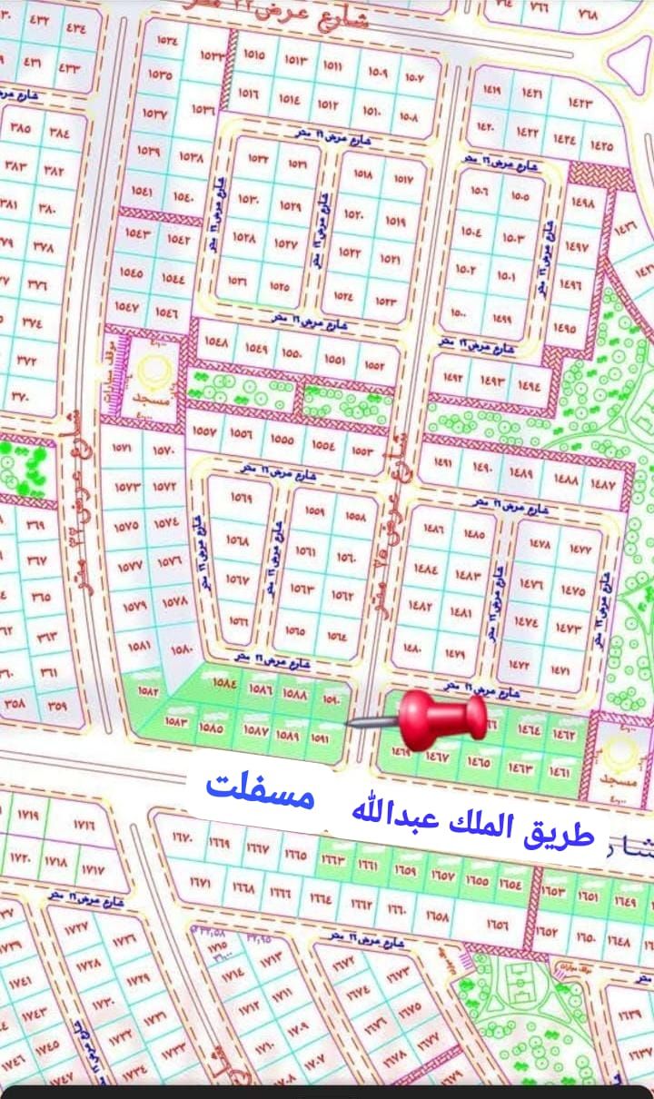 للبيــــــــــــع ارض في شمال جده مخطط جوهره العروس الجزء ١ط