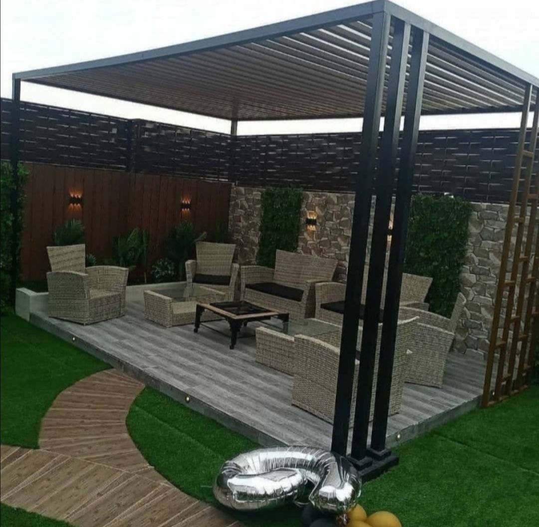 مضلات وسواتر ..مضلات سيارات مضلات برجولات مستودعات ابواب وشبابيك وجميع انواع التصاميم تصاميم حدائق تصاميم احواش تصاميم داخليه وخرجيه لتواصل0509941070