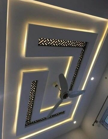 فني دیکورات جبس وجبسم بورد سقف اقواس کرنش