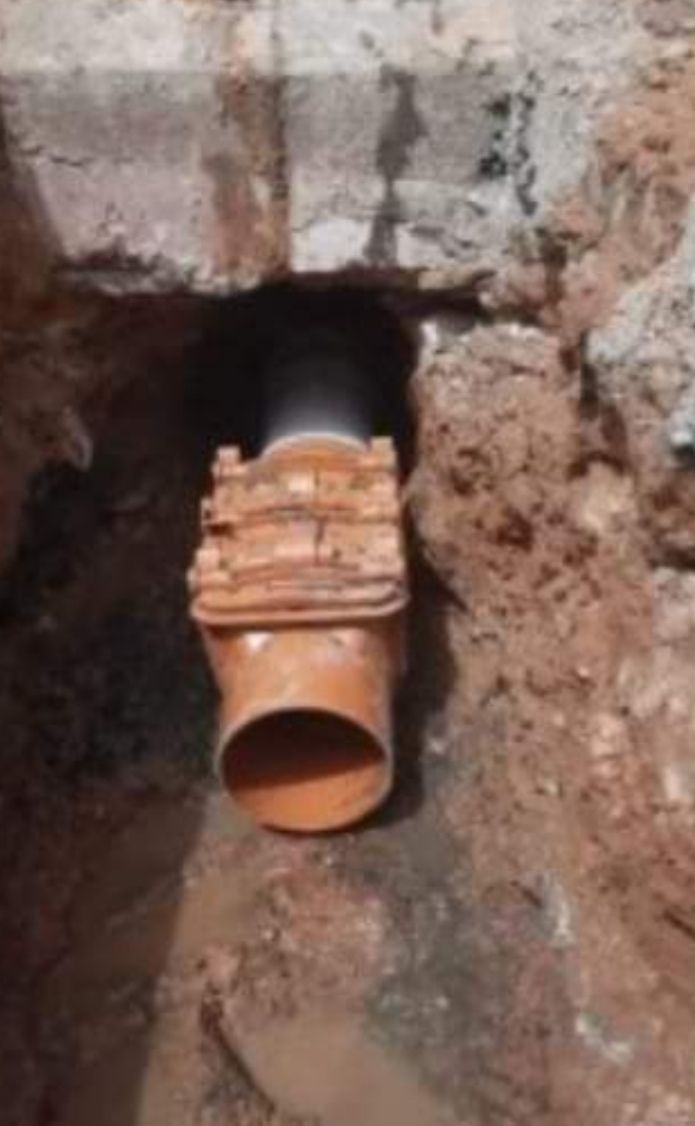 توصيل الصرف الصحي