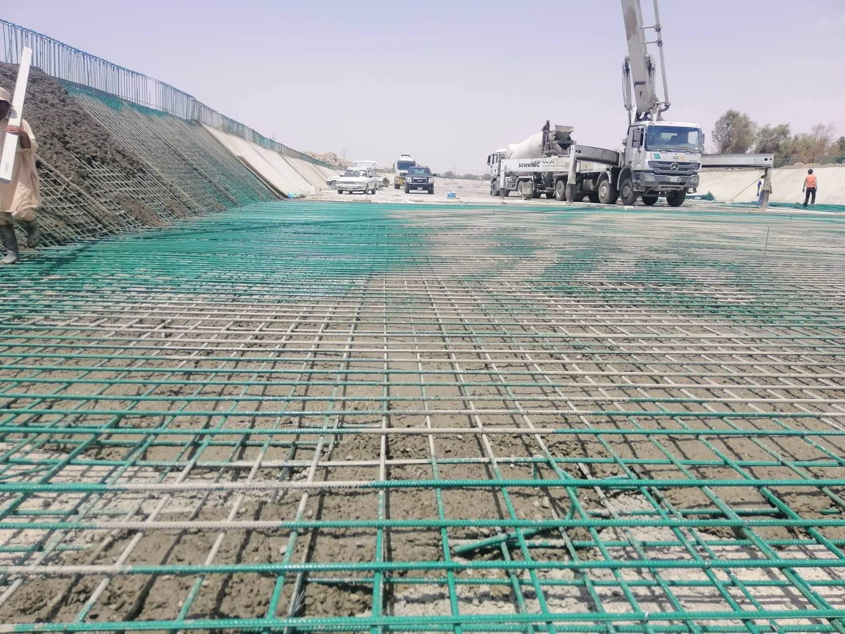 صبة ميول الخرسانه