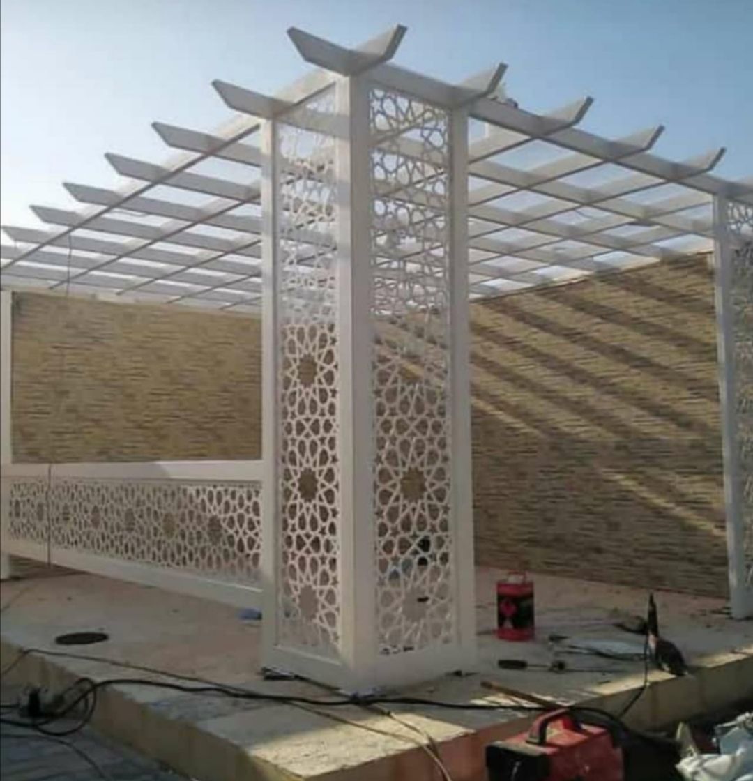 مضلات وسواتر ..مضلات سيارات مضلات برجولات مستودعات ابواب وشبابيك وجميع انواع التصاميم تصاميم حدائق تصاميم احواش تصاميم داخليه وخرجيه لتواصل0509941070