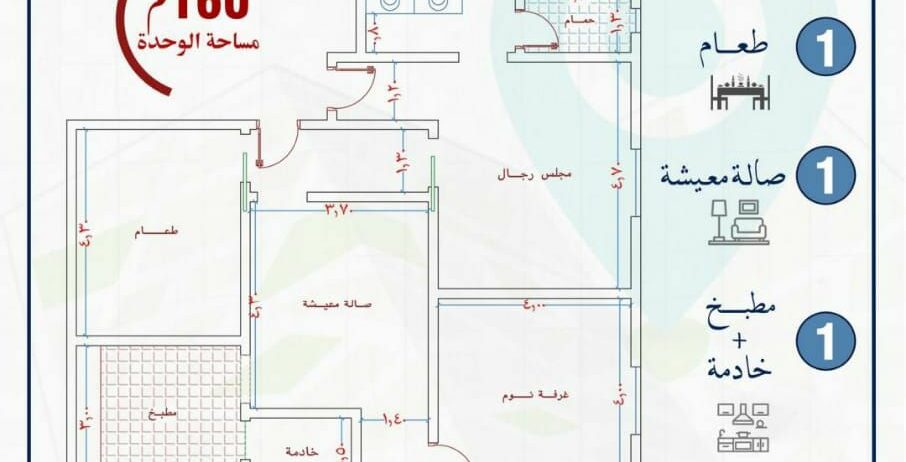 شقق وملاحق للسكن والاستثمار في حي النزهة خلف عالم الوسام