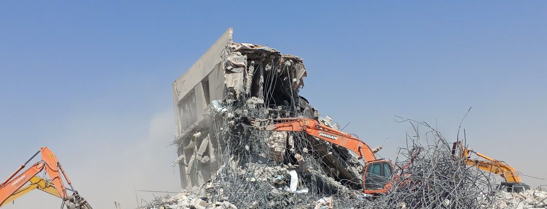 مقاول هدم مباني