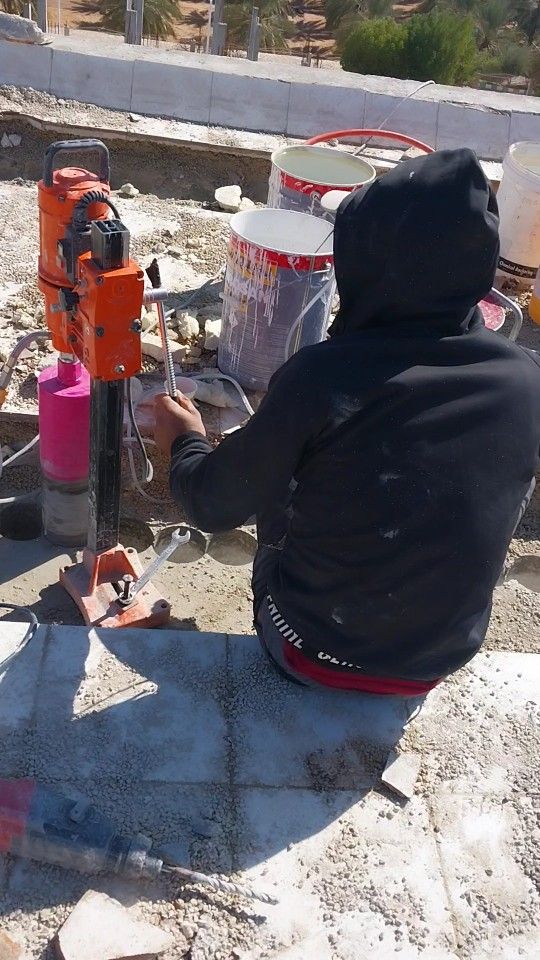 قص وتخريم الخرسانة المسلحة