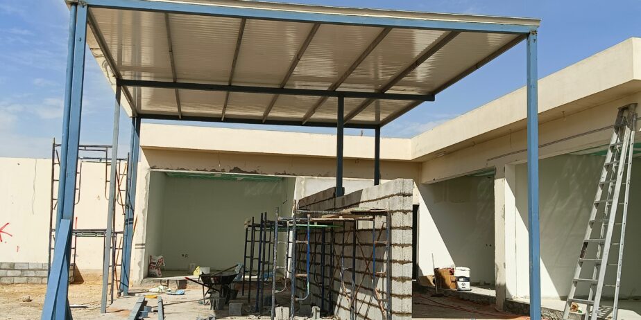 مضلات وسواتر وبرجولات وهناقر ومستودعات وجميع انواع الحداه للتواصل 0509941070