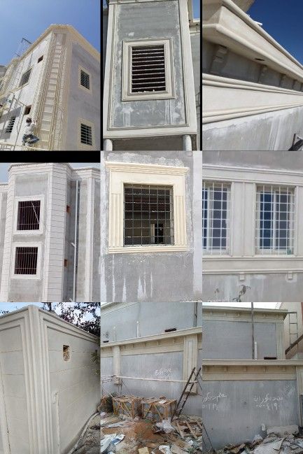 ديكورات خرجيه سمنتيه زخرفت الفله