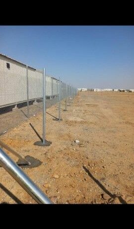 مضلات وسواتر أعمال شينكو تسوير أراضي تسوير سياج حديد شبوك