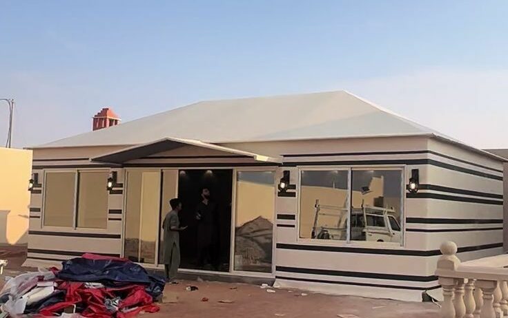 مظلات وسواتر وبيوت الشعر