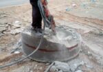 تنظيف وجهات الحجر وتخشين الخرسانة قبل اللياسا بالر