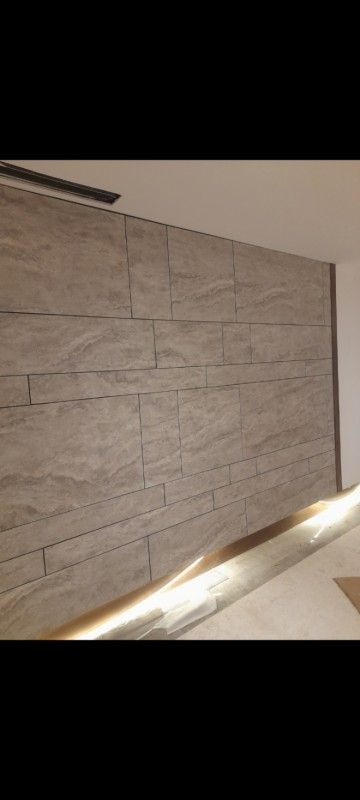 معلم تركيب صفائح حجري صفائح طيني داخلي او خارجي