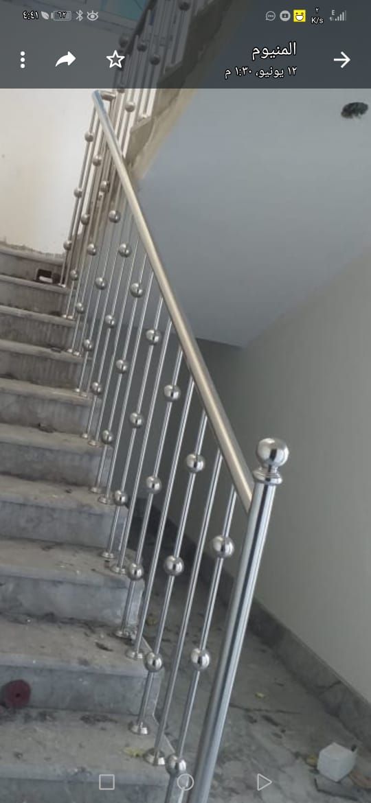 مصنع ابواب حديد وتربزينات واستيل وشبابيك المنيوم و