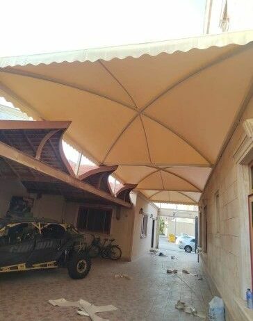 مظلات وسواتر وبرجولات وجميع اعمال الحداده مظلات لك