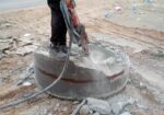 تنظيف وجهات الحجر وتخشين الخرسانة قبل اللياسا