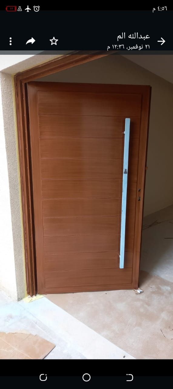 مصنع ابواب حديد وتربزينات واستيل وشبابيك المنيوم و