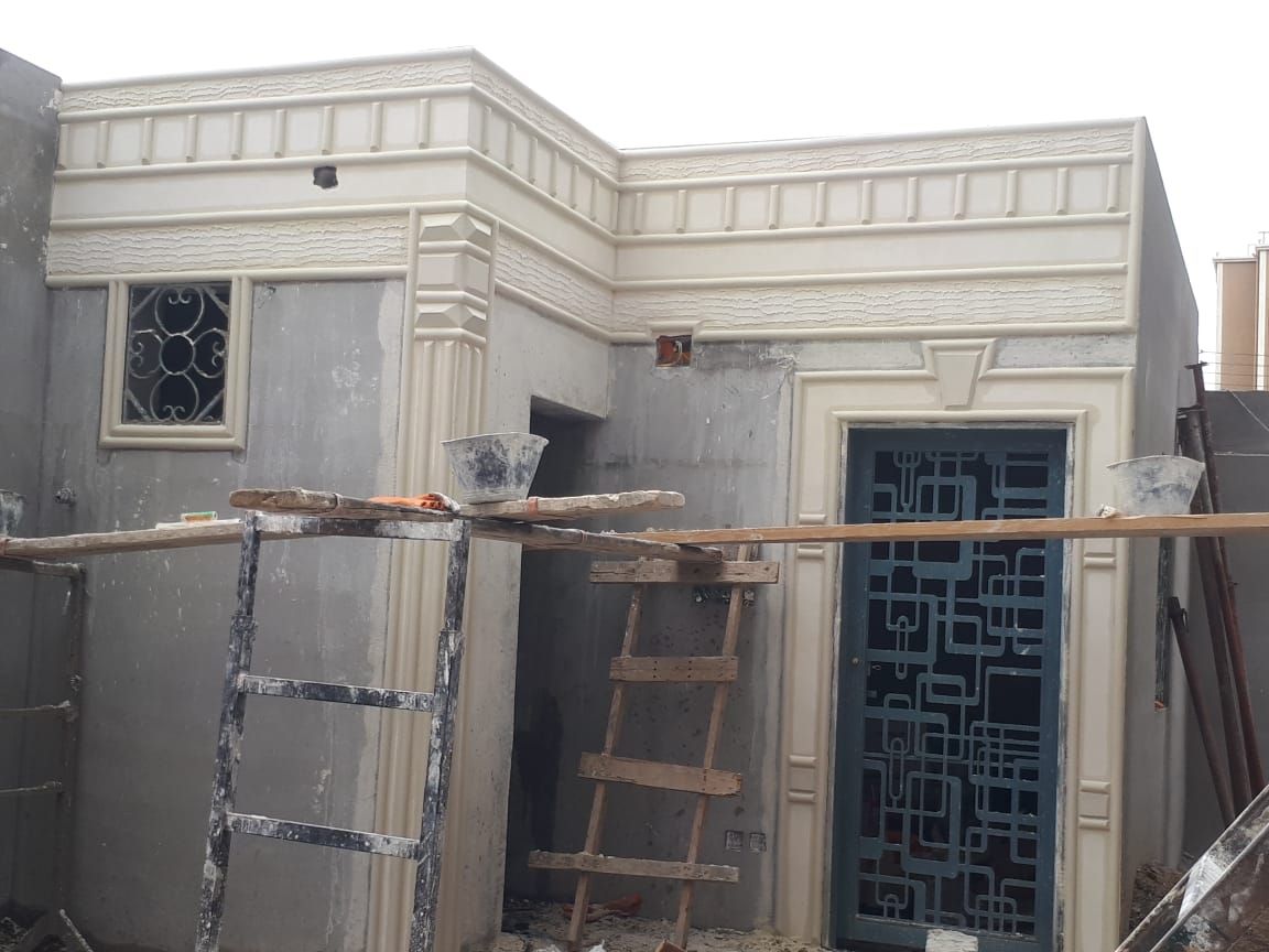 ديكورات خرجيه سمنتيه زخرفت الفله