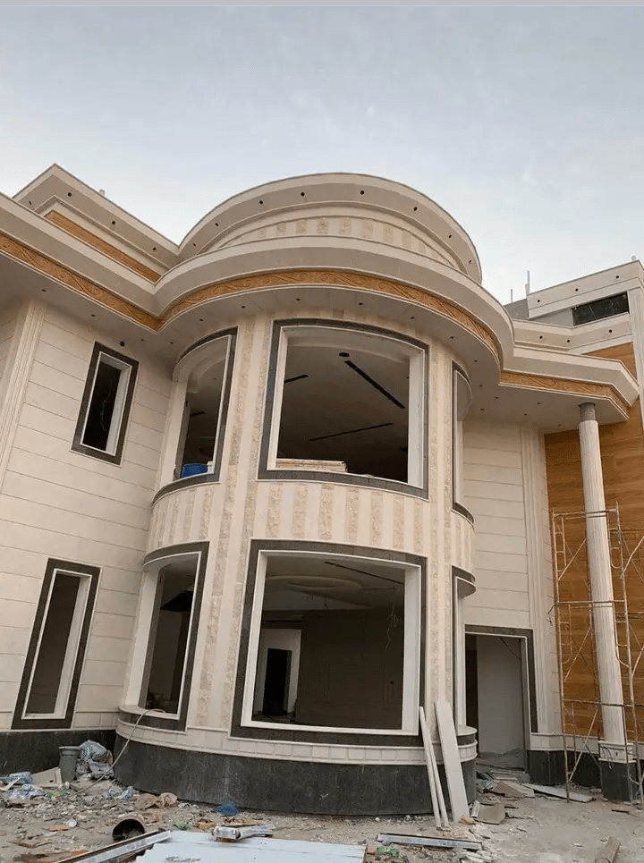 مقاولات حجر ورخام طبيعي تلبيس وجهات