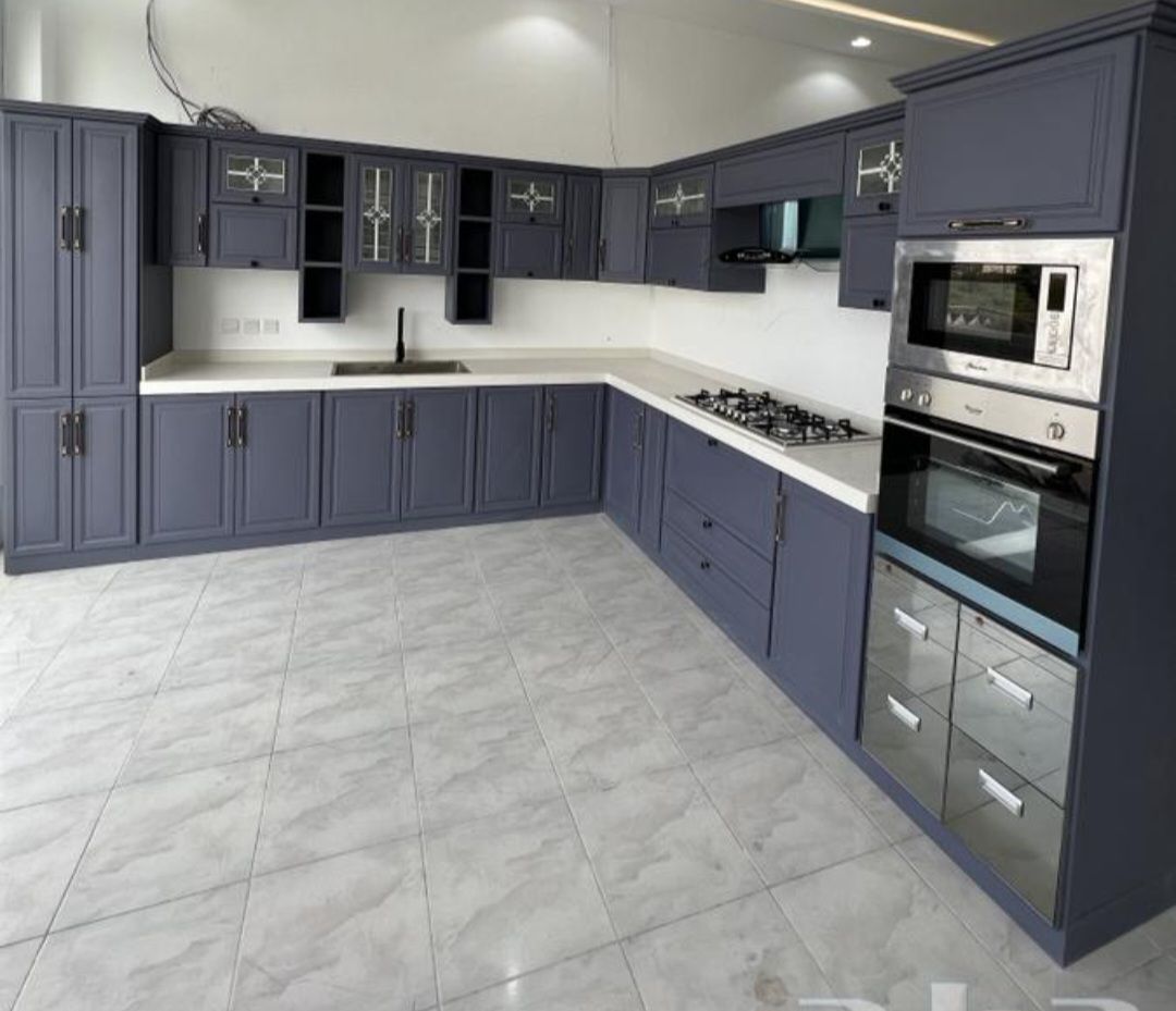 مطبخ جاهز وتفصيل حسب الطلب رف اربعه ملي ضمان عشر سنوات رف ربعه