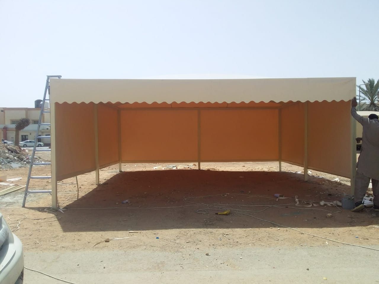 حداد مظلات وسواتر وبرجولات