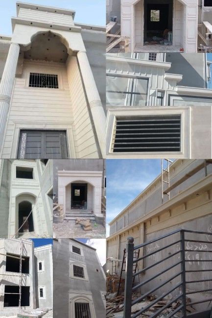 ديكورات خرجيه سمنتيه زخرفت الفله