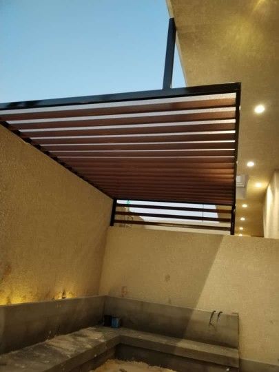 مظلات وسواتر وبرجولات وجميع اعمال الحداده مظلات لك