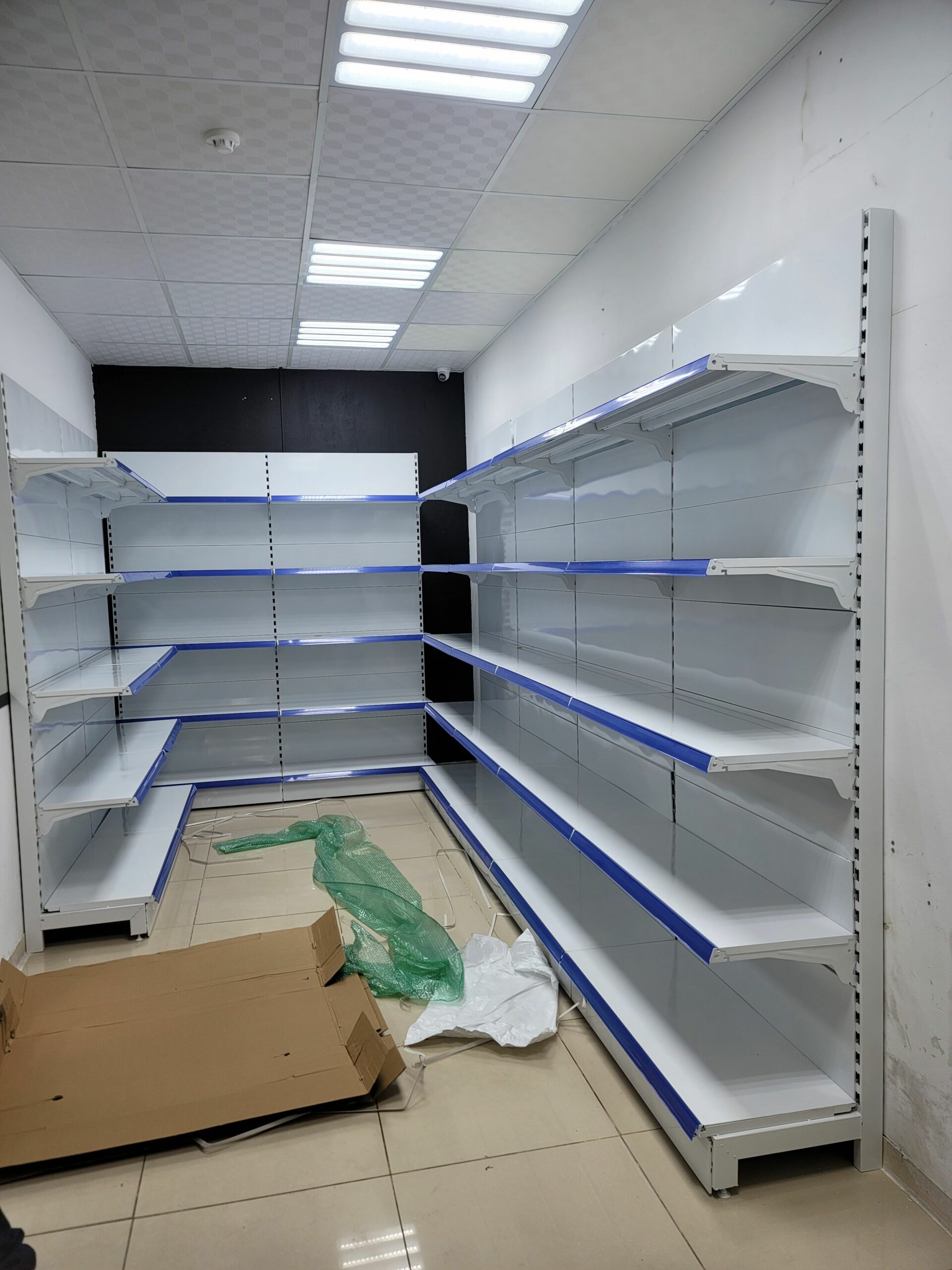 رفوف مستودعات رفوف بقاله سوبر ماركت رفوف تخزين منزليه