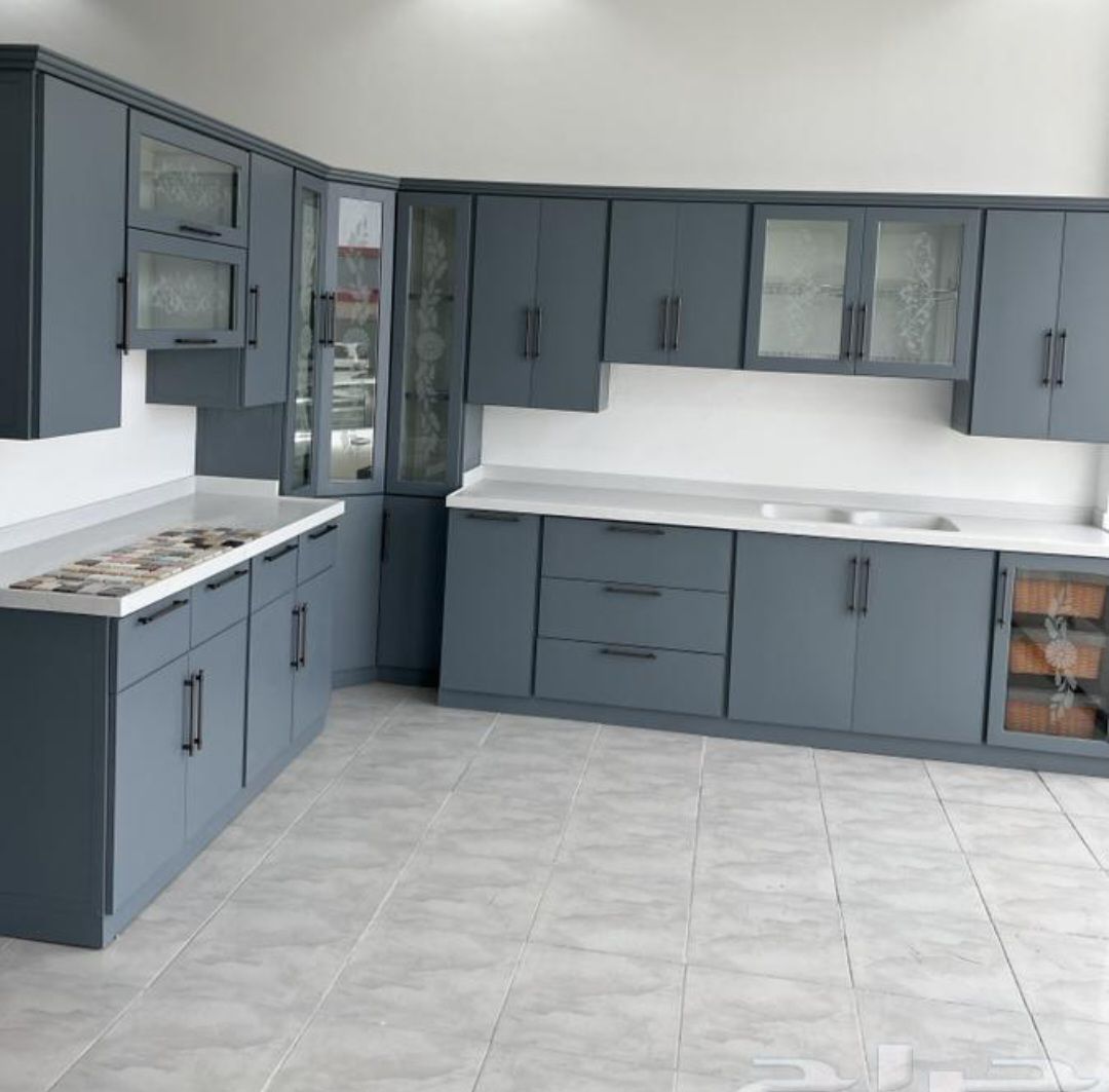 مطبخ جاهز وتفصيل حسب الطلب رف اربعه ملي ضمان عشر سنوات رف ربعه