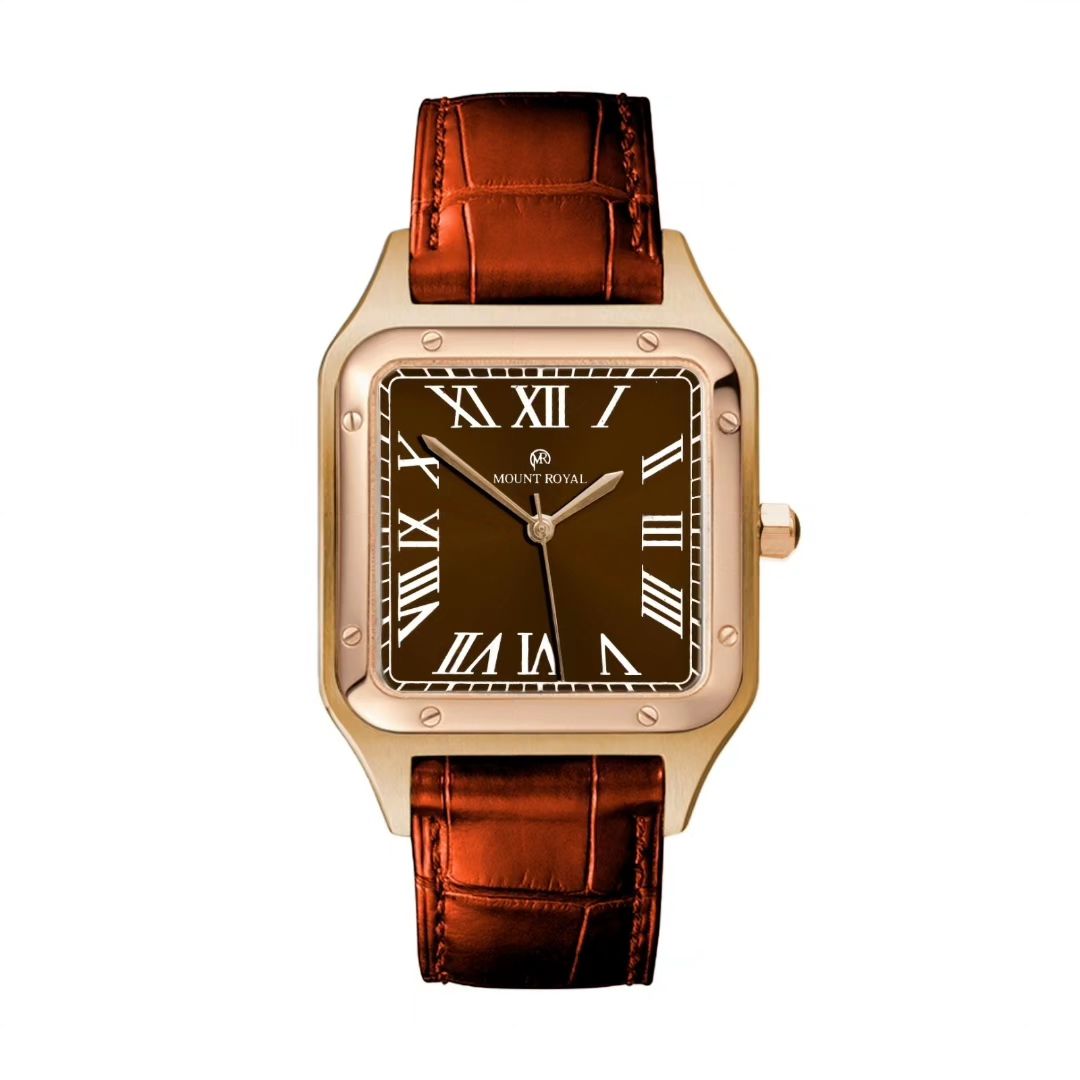 جديدنااا للساعــــــات ساعة مونت رويال استيك جلد