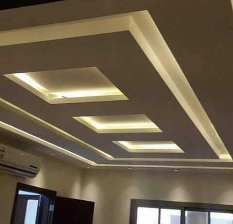 ديكورات ابها جبس بورد اسقف قواطع