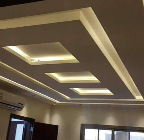 ديكورات ابها جبس بورد اسقف قواطع