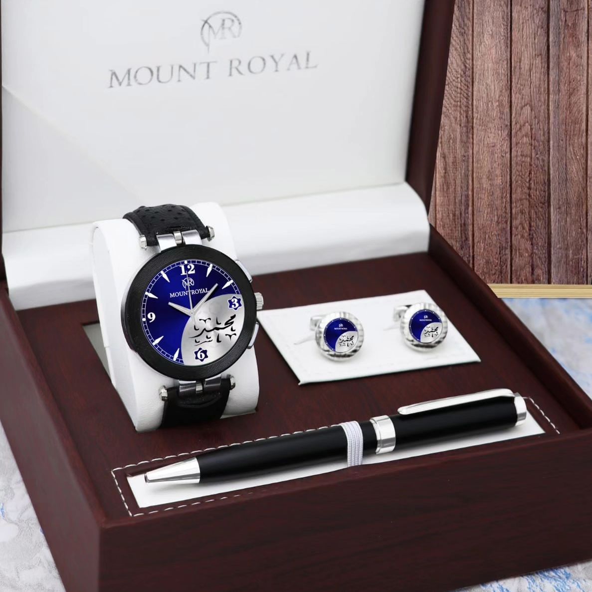 طقم رجالي ساعات مونت رويال