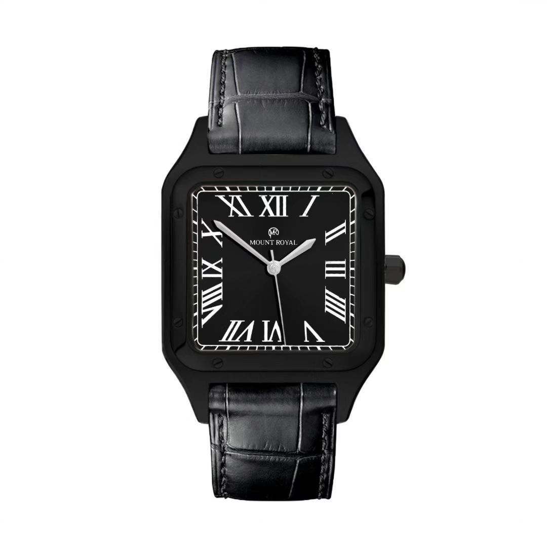 جديدنااا للساعــــــات ساعة مونت رويال استيك جلد