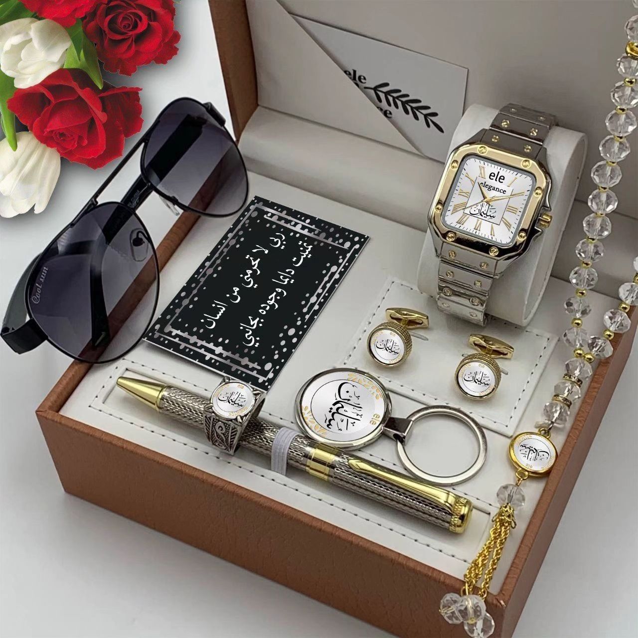 أطقم رجاليه ماركه ايليجانس ساعه شكل كارتير