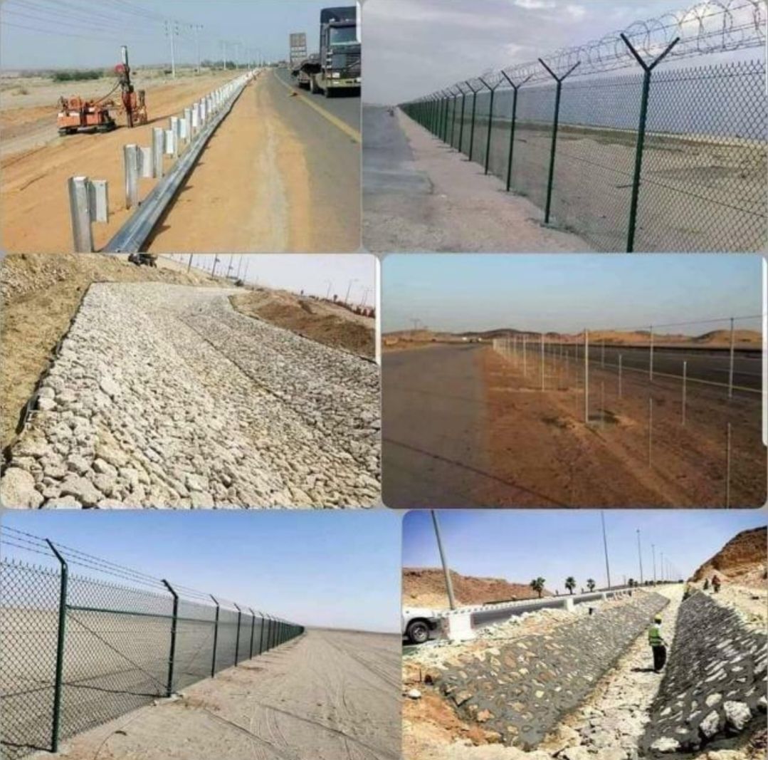 مضلات وسواتر أعمال شينكو تسوير أراضي تسوير سياج حد