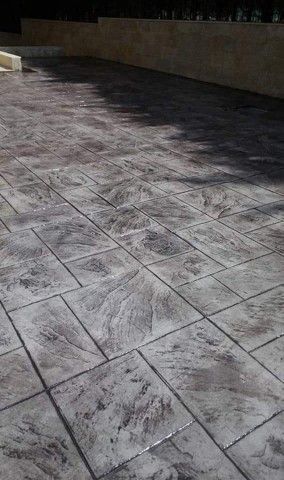 خرسانة المطبوعه الملونه الأرضيات