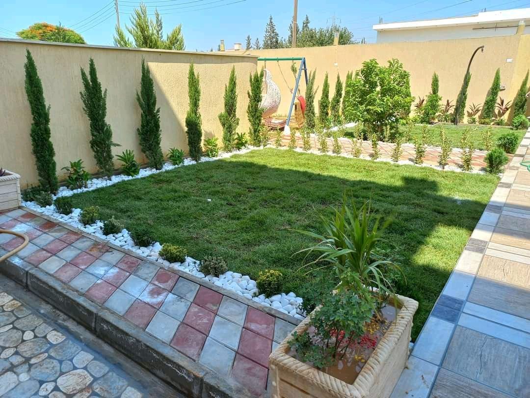 تنسيق حدائق جدة و مكه شلالات عشب صناعي ثيل طبيعي ج