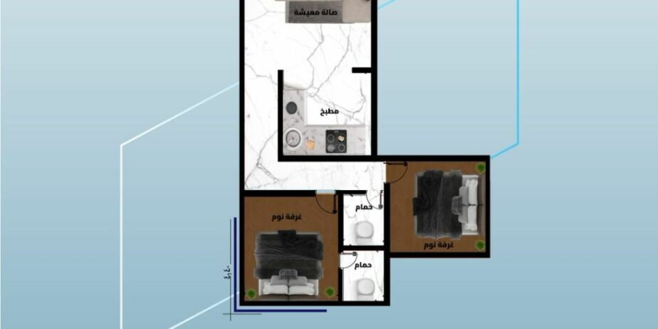 شقق فاخره للاستثمار والعيش في جدة مخطط درب الحرمين