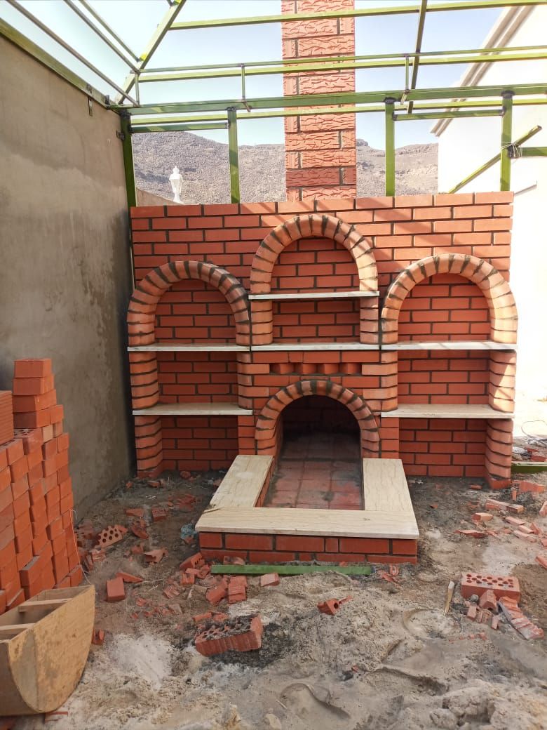 بناء افران ومشبات وحفر مندى بي اقل التكلفة