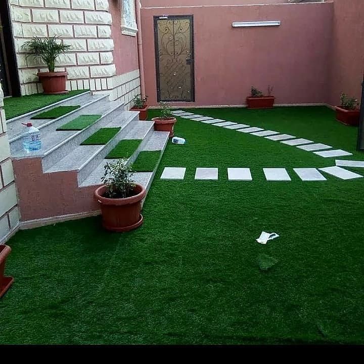 تنسيق حدائق وعشب صناعى