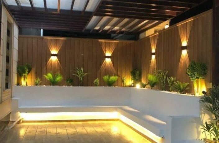 تنسيق حدائق جدة و مكه شلالات عشب صناعي ثيل طبيعي ج