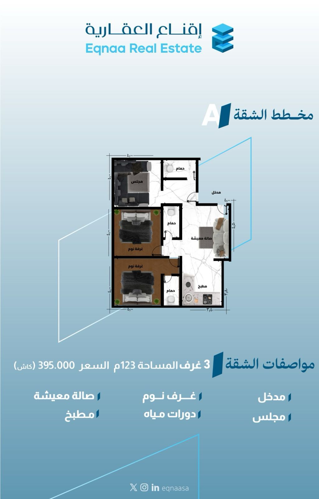 شقق فاخره للاستثمار والعيش في جدة مخطط درب الحرمين