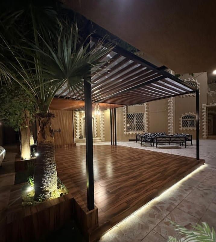 تنسيق حدائق جدة و مكه شلالات عشب صناعي ثيل طبيعي ج