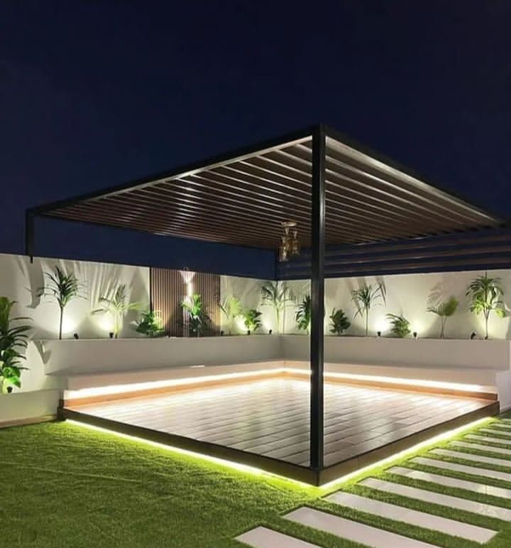 تنسيق حدائق جدة و مكه شلالات عشب صناعي ثيل طبيعي ج