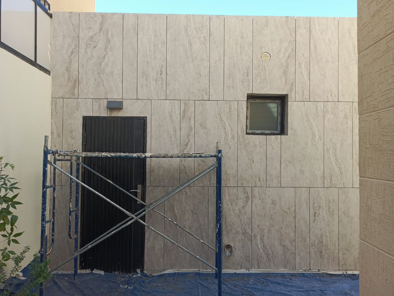 تركيب صفايح حجري بديل الحجر داخلي او خارجي في الري